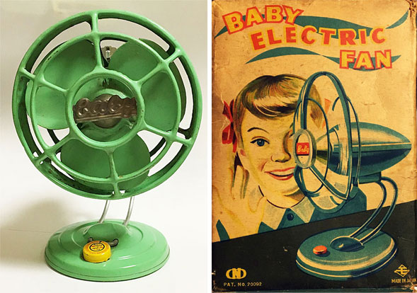 1950年代 アンティークBABY ELECTRIC FAN 小さな扇風 玩具アンティーク